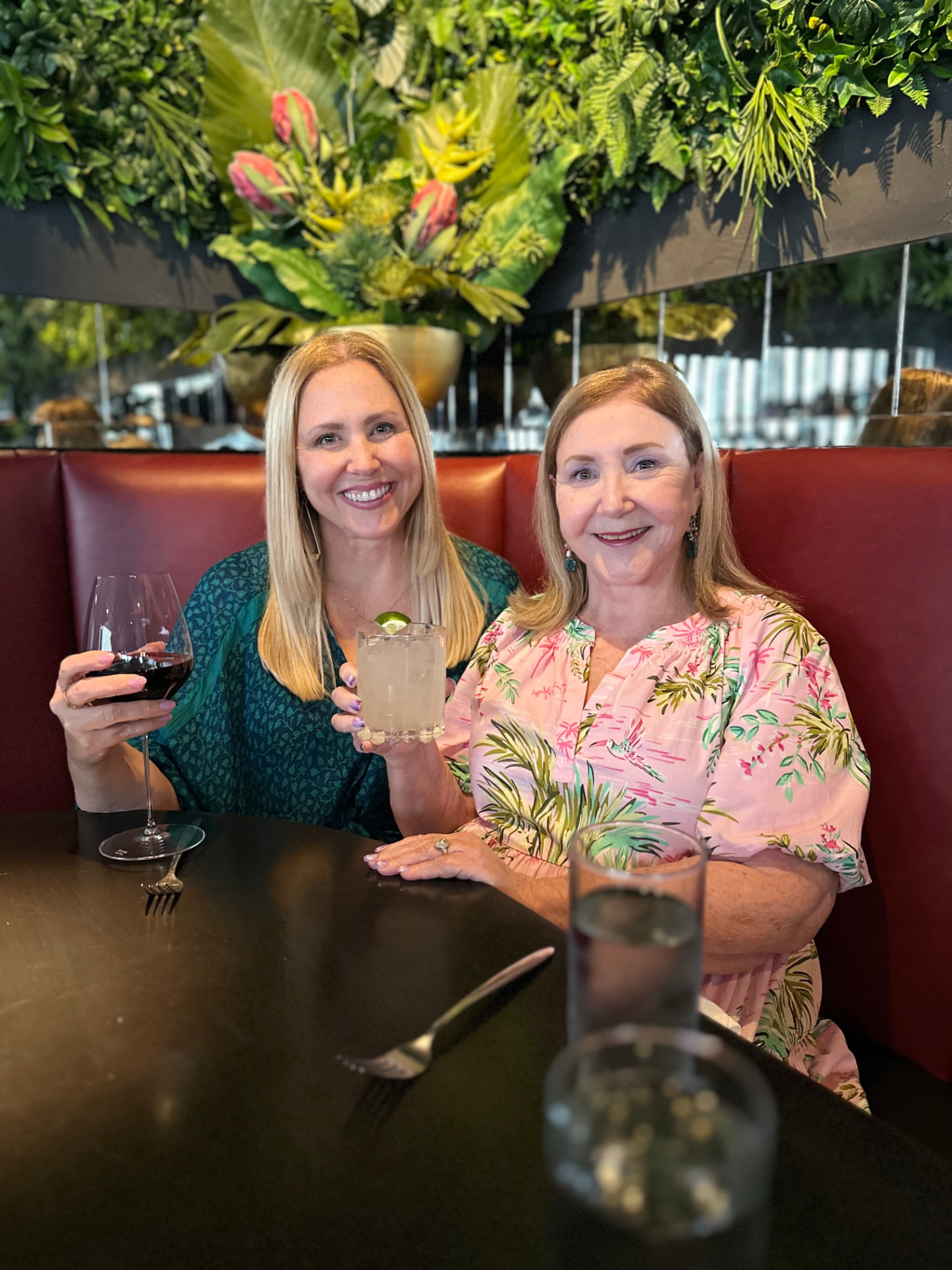 Kim Fulton with her mother Suzanne Claxton